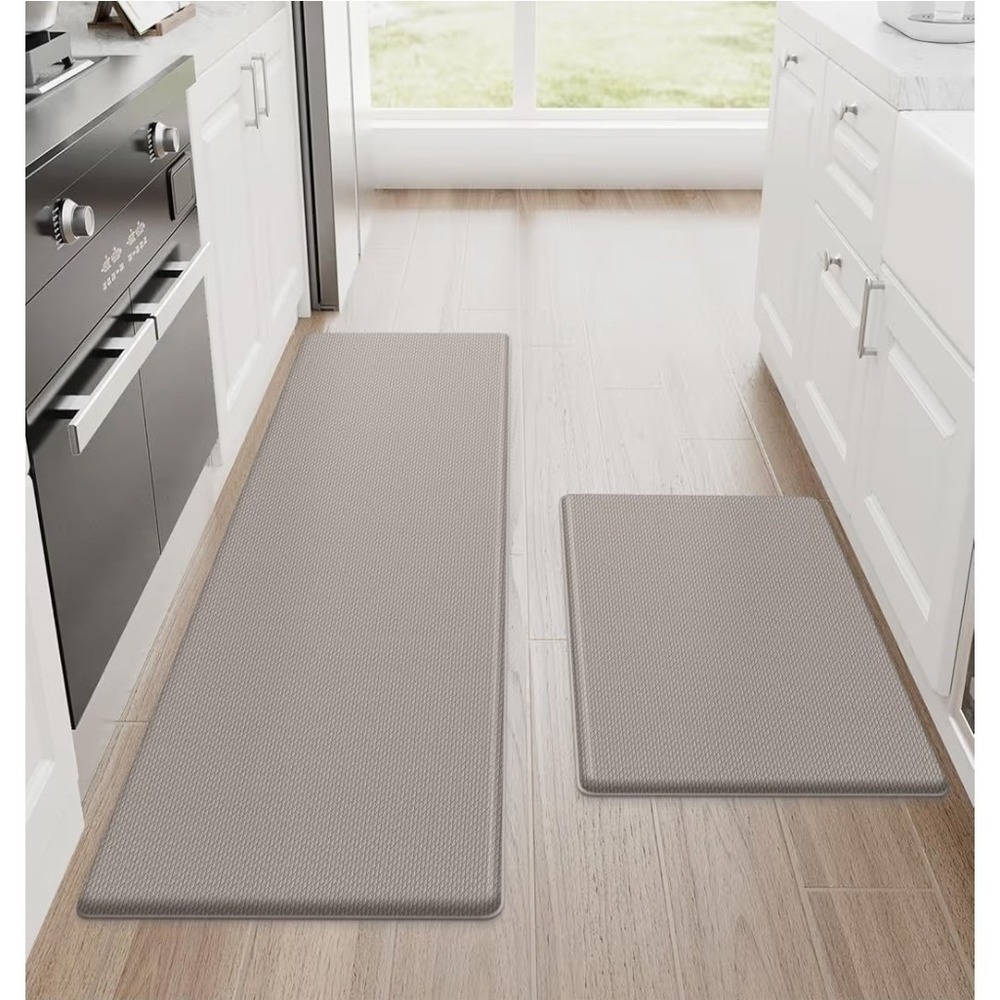 StepRite Kitchen Mats, 2PCS Kitchen Rugs,Cushioned Anti Fatigue Kitchen Mats-USA